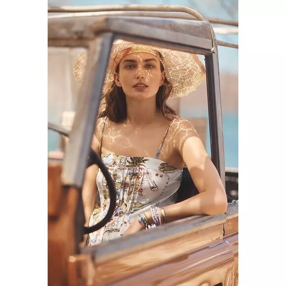 Anthropologie Maeve Souvenir Cami Silk Tank Top - Picture 5 of 7